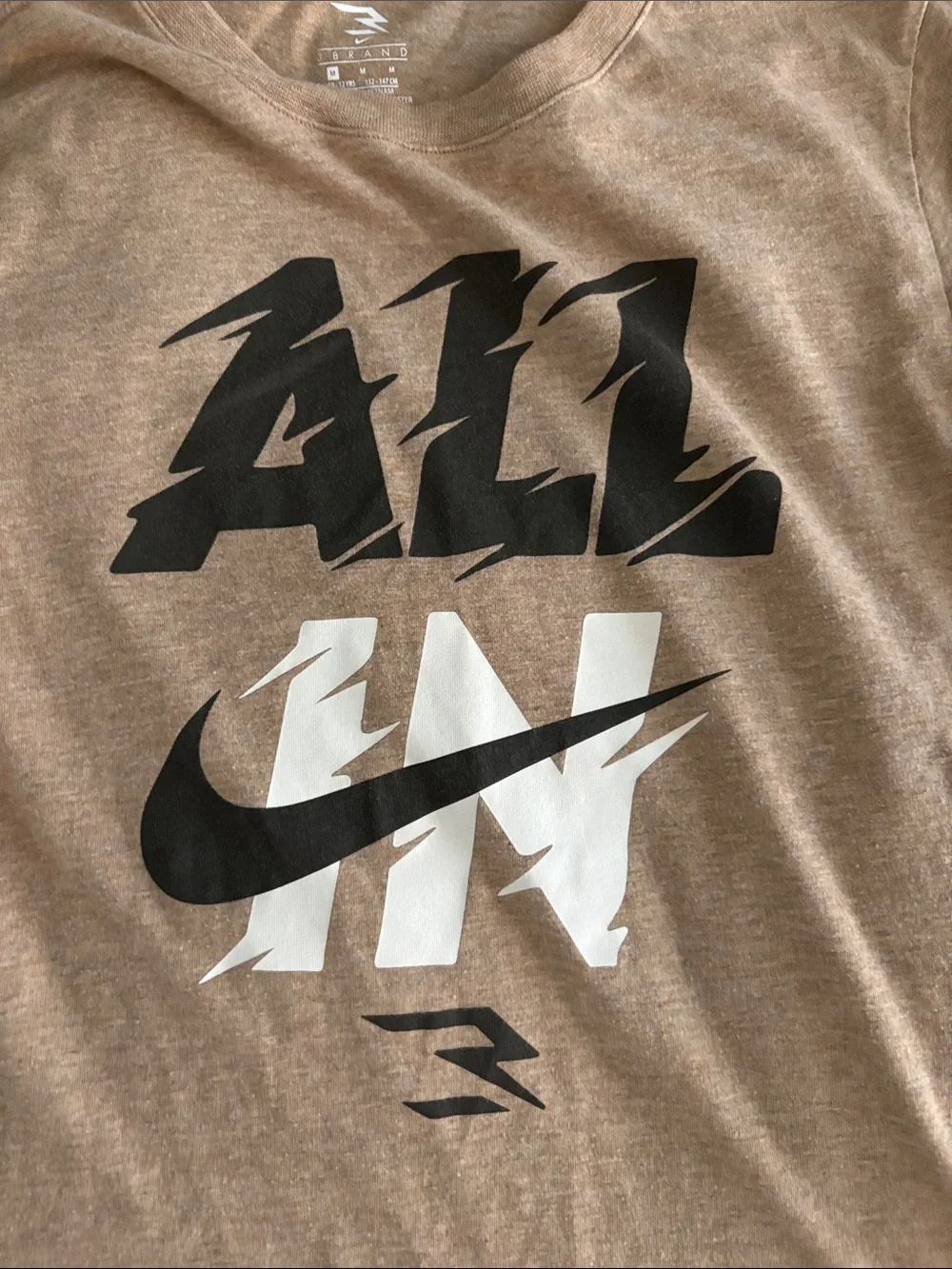 Boys Brown Nike T-Shirt M 10 12